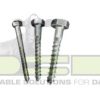 Houtdraadbout M08 x 60mm verzinkt - Afbeelding 3