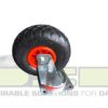 Zwenkwiel massief rubberband 245mm/ 125kg