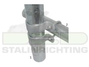 Kap-draadbeugelklem r-102mm x 2.0"