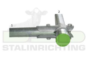 T-klem 1.5 x 1.5" zwaar