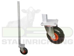 Zwenk steunwiel zwaar voor 1.5"