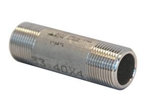 Pijpnippel RVS 3/4"  L=50cm